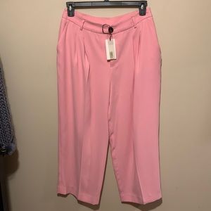 ankle length pants straight loose